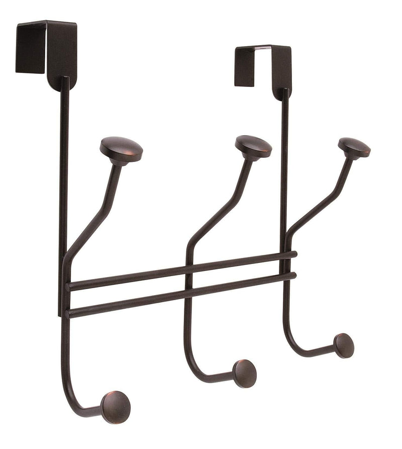 Amerock 3 Hook Over-The-Door Hook Rack | Oil Rubbed Bronze Oil-Rubbed Bronze