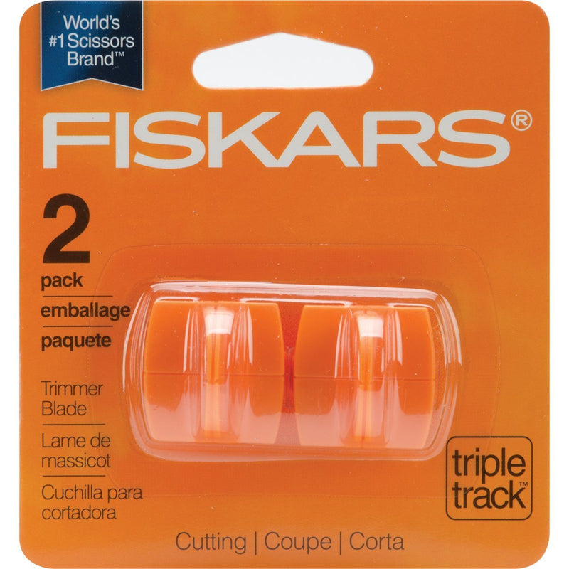 Fiskars Triple Track High-Profile Replacement Blades-Straight 2/Pkg