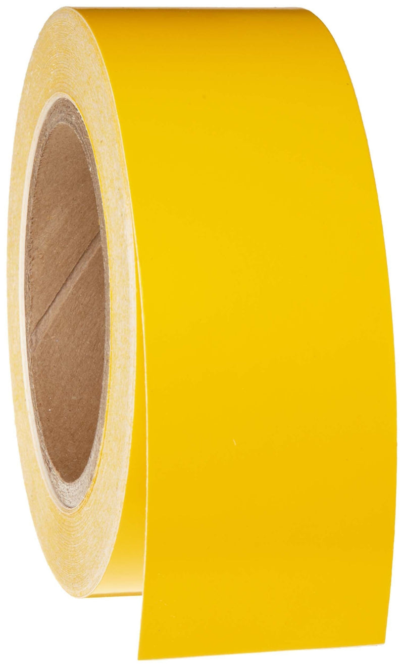 Brady 55260 Length, 2" Width, B-946 High Performance Vinyl 90' Yellow Color Pipe Banding Tape