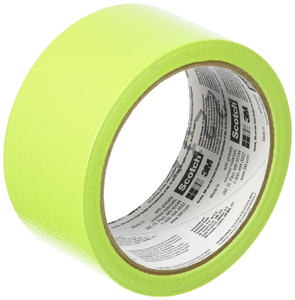 Scotch Duct Tape, Green Apple, 1.88-Inch by 20-Yard 1.88 in x 20 yds