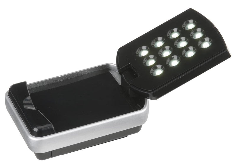 OttLite LED Mini Flip Lite - Portable, Adjustable, Clip Light Black