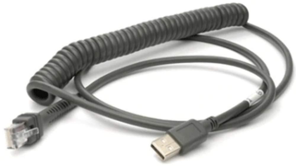 Honeywell 53-53235-N-3 USB Cable, TYPE A, Coiled, 5V Host Power, 2.9 m, Black