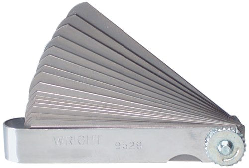 Wright Tool 9529 Feeler Gauge 25 Blade Metric