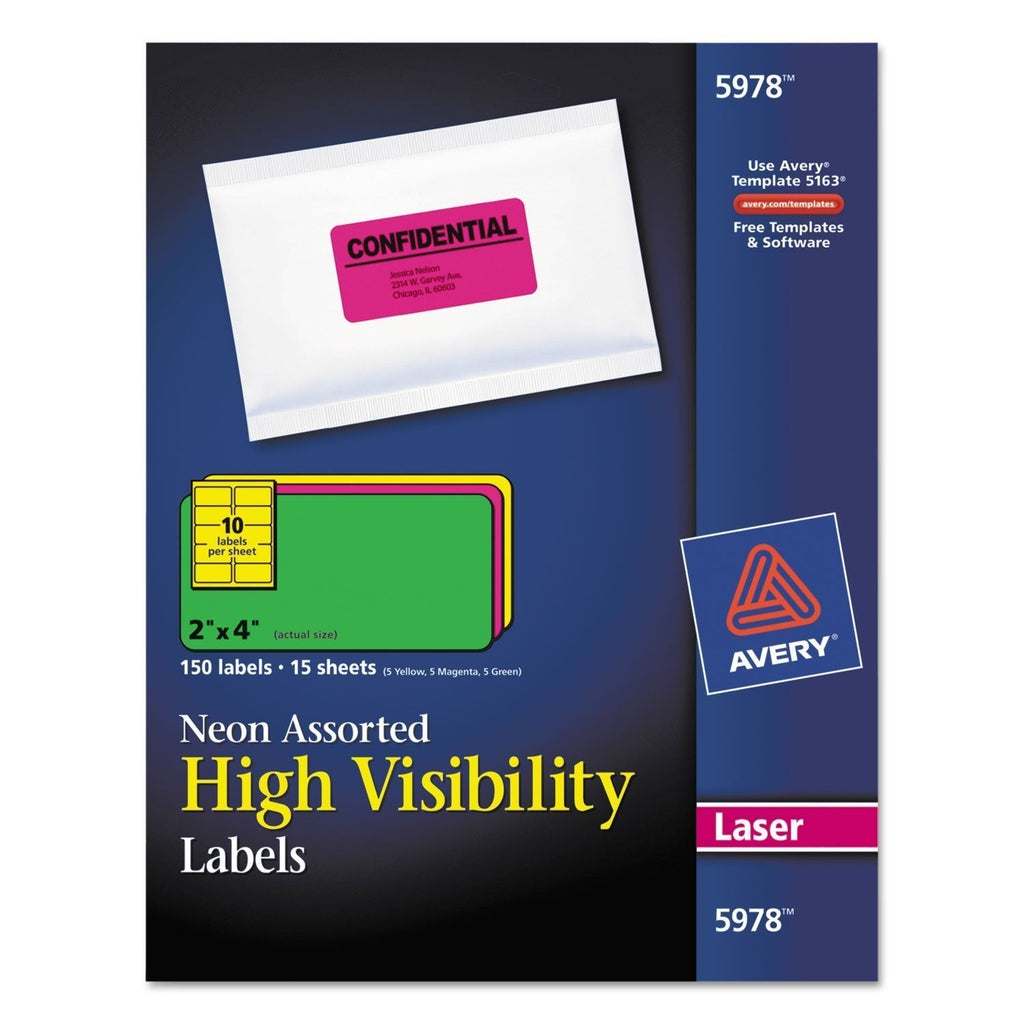 AVE5978 - Avery High-Visibility Laser Labels