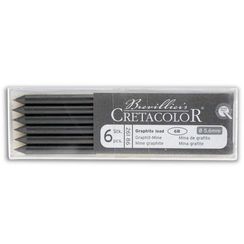 Cretacolor Graphite Lead 6B 6/Pack