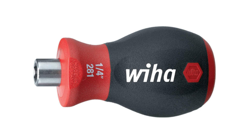Wiha 28103 Magnetic 1/4 Bit Holder, Stubby, 57mm Blend
