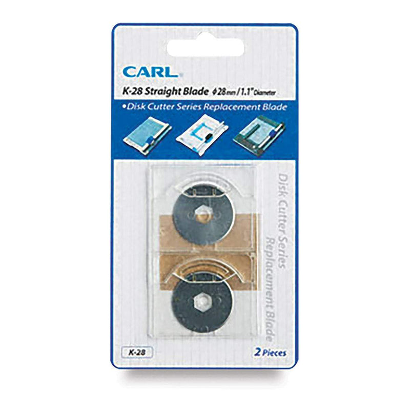 Carl Manufacturing 14028 Replacement Straight Blade Set f/DC-210/220/238 Silver