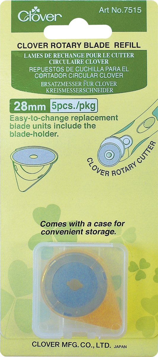 28mm Rotary Cutter Blades-5/Pkg [Office Product]