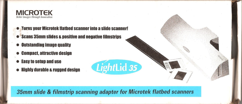 MICROTEK LightLid 35: 35mm slide & filmstrip scanning adapter for Microtek flatbed scanners