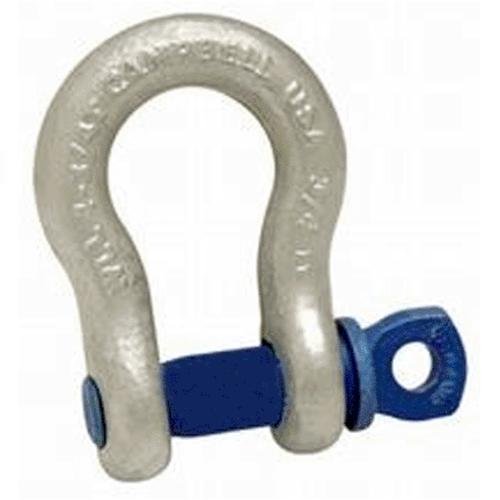 5410535 5/16" Anchor Shackle, Screw Pin, Galvanized Bulk-Grade 43 (Not Upc'D)