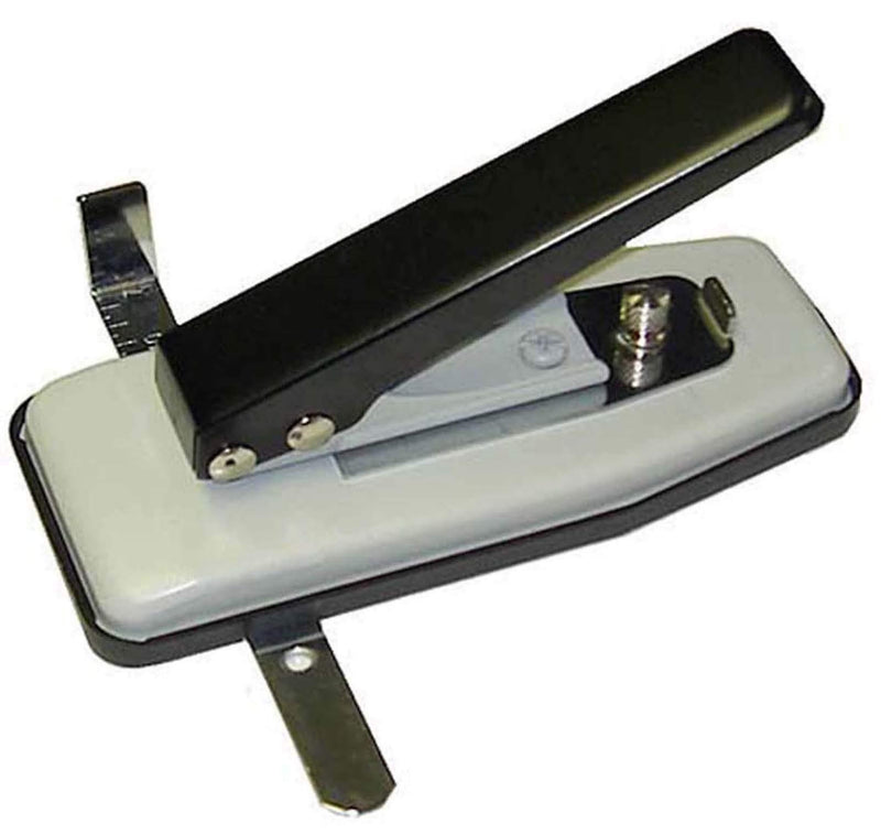 Akiles Id Card Badge Slotted Hole Punch with Side and Depth Guides Desktop Card Slotting Tool
