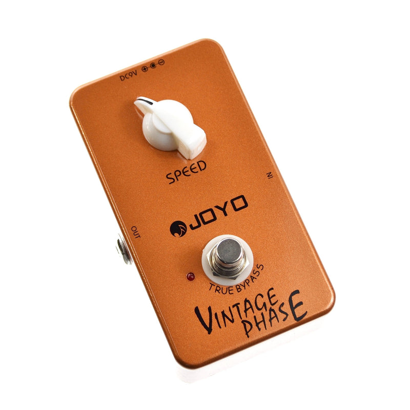 JOYO JF-06 Vintage Phase Guitar Effect Pedal - True Bypass, DC 9V and Battery Supported