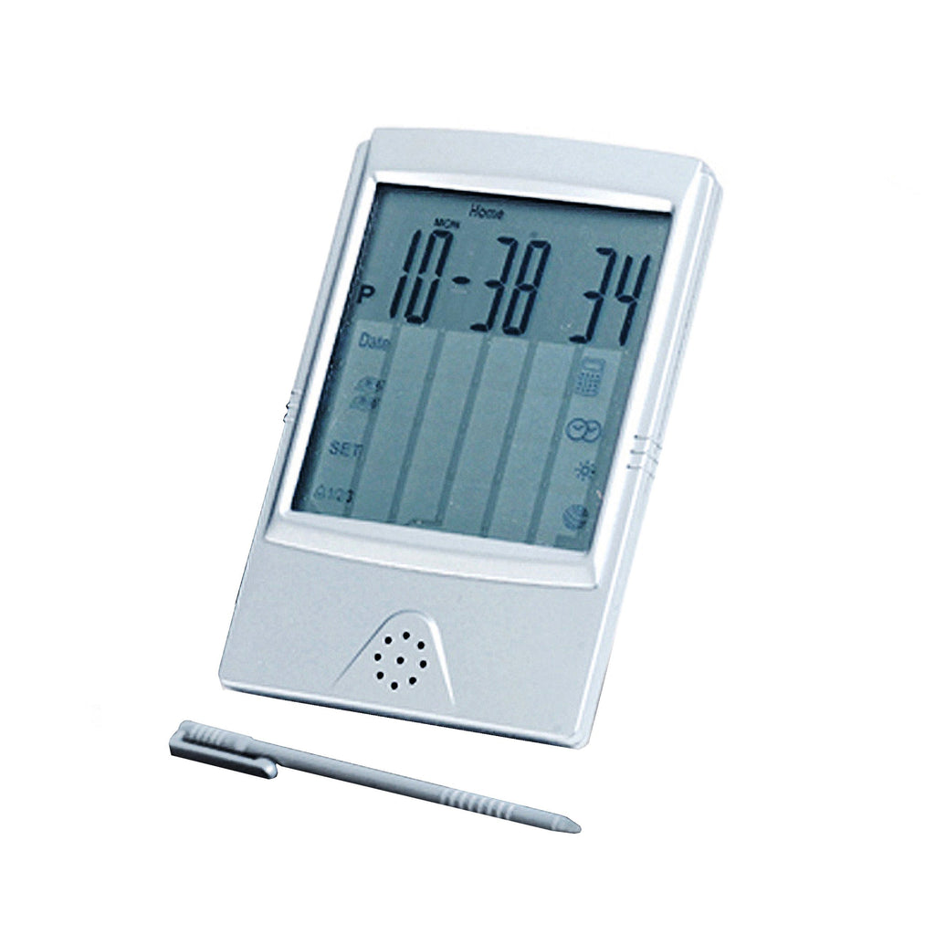 Natico Clock with Touch Screen Control Calculator (10-662)