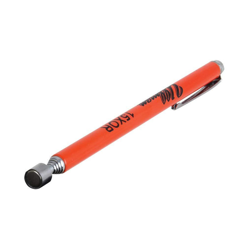 Ullman Devices No.15XOR Super-Strength Pocket Magnetic Pick Up Tool - Orange Magnetic Retriever with Pocket Clip. Magnetic Sweepers Original version