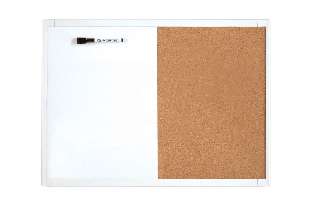 Quartet Combination Magnetic Whiteboard & Corkboard, Color Selected For You 17 x 23 1 Pack