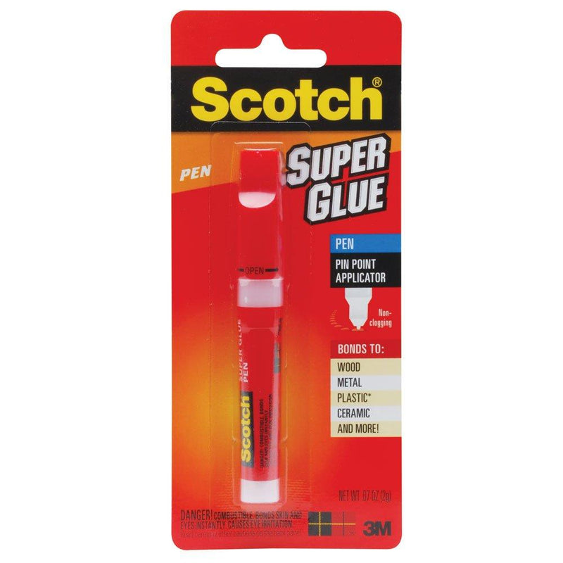 Scotch Super Glue Pen, 0.07 oz (AD126-P)