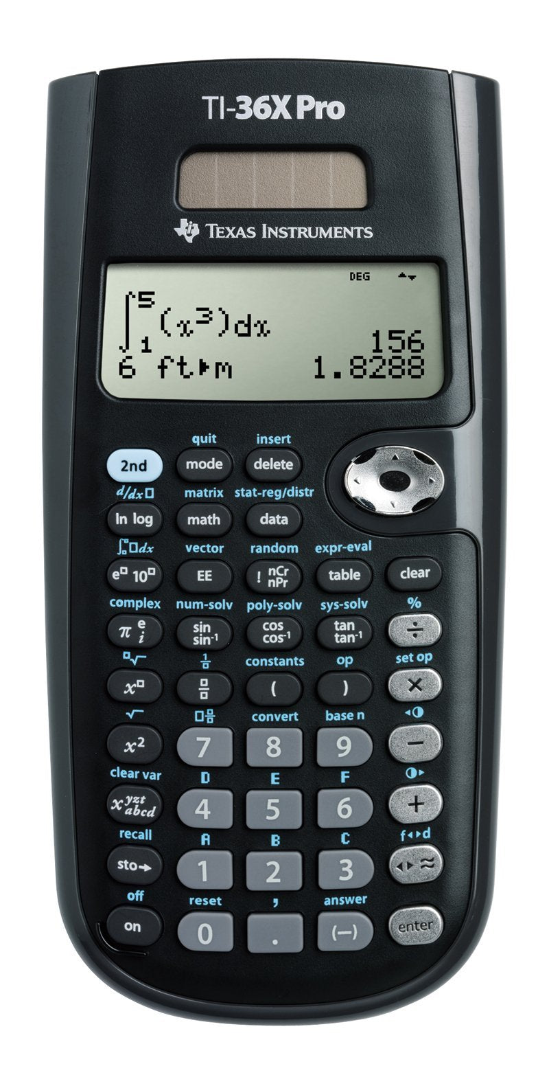 Texas Instruments TI-36X Pro Engineering/Scientific Calculator Black