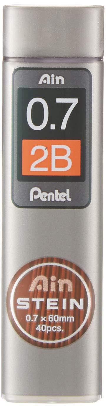 Pentel Mechanical Pencil Lead, Ain Stein, 0.7mm, 2B (C277-2B)