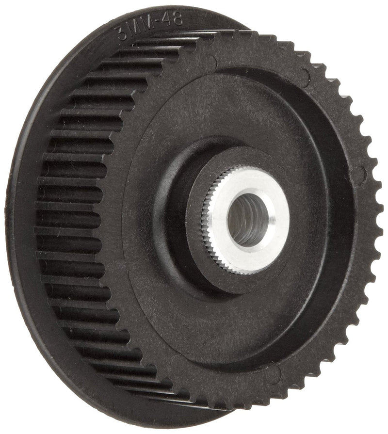 Boston Gear PLB5025SF095/16 Timing Pulley for 9mm Wide Belts, 25 Groves, 0.313" Bore Diameter, 1.521" Outside Diameter, 0.813" Overall Length, Lexan 1.521 Inches 5 Millimeters 0.813" Overall Length, 25 Grooves