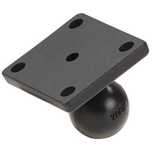RAM Mounts Ball Adapter with AMPS Plate RAM-B-347U with B Size 1" Ball Standard Packaging
