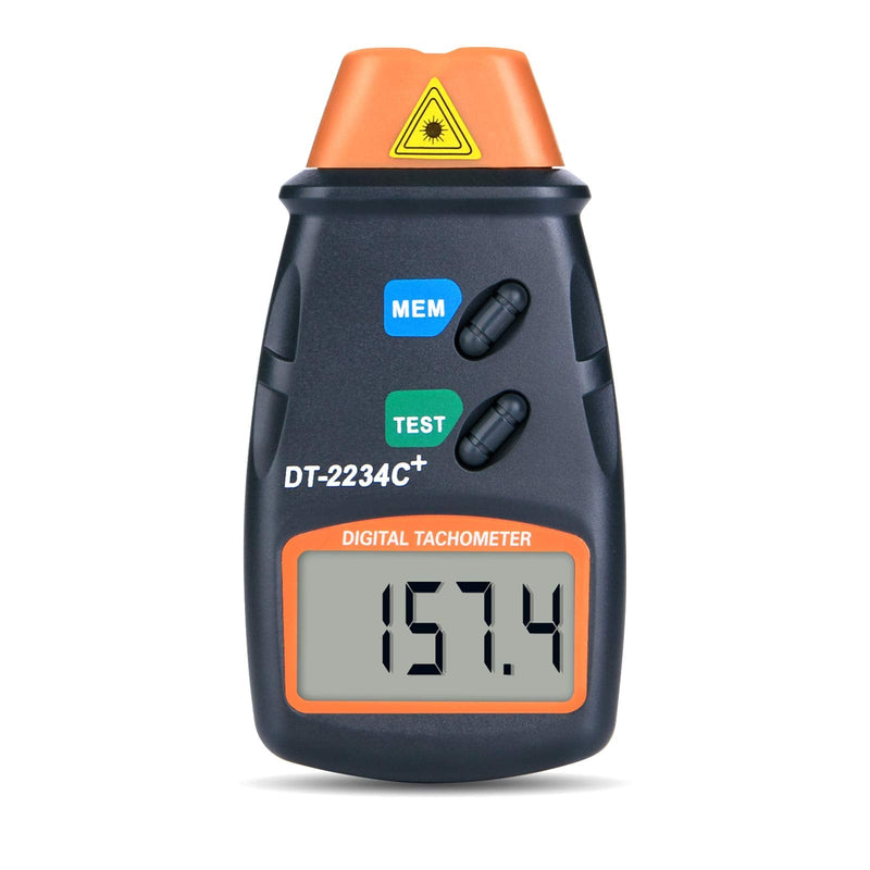 AGPtek® Professional Digital Laser Photo Tachometer Non Contact RPM Tach DT-2234C+