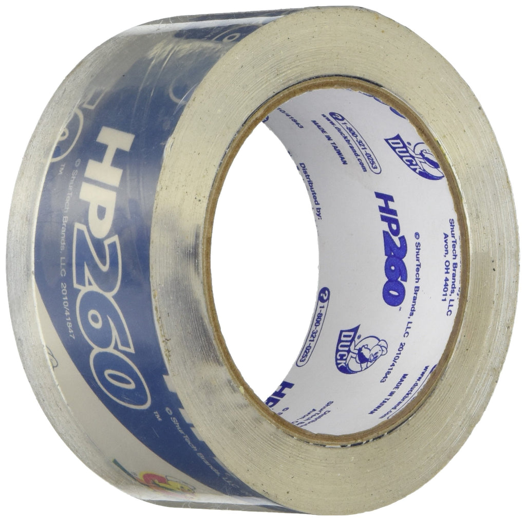 Duck Brand HP260 Carton Sealing Tape 1.88" x 60 Yards, 3" Core, Clear