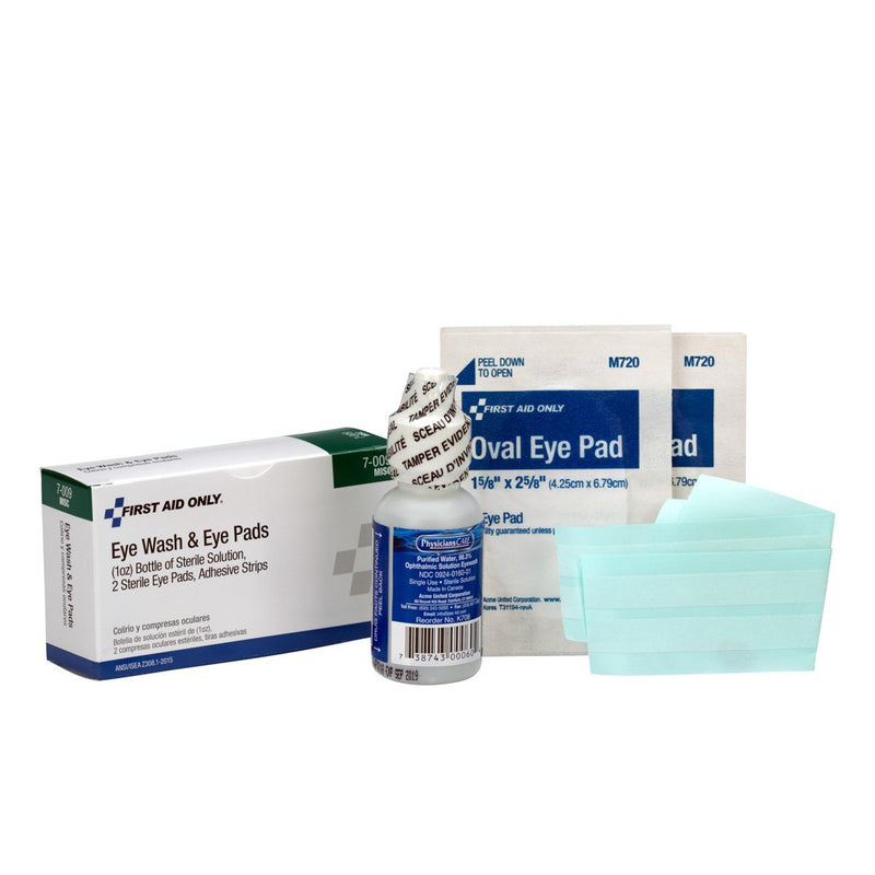 First Aid Only 7-009 5 Piece Eye Wash Kit Original Version
