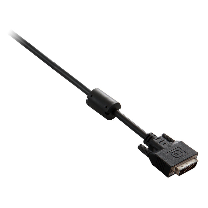 V7 DVI-D Dual Link Digital Video Display Cable 6ft (M/M) for Connecting DVI equipped PC or Laptop to Monitor or Projector (V7N2DVI-06F-BLK) - Black 6-Foot