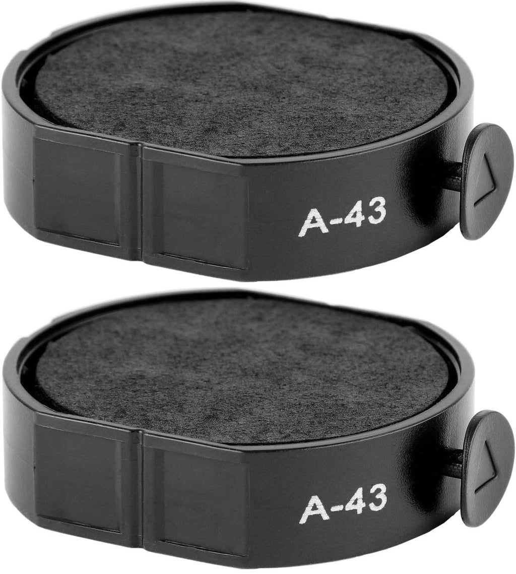 ExcelMark A43 Self Inking Replacement Ink Pads - Black