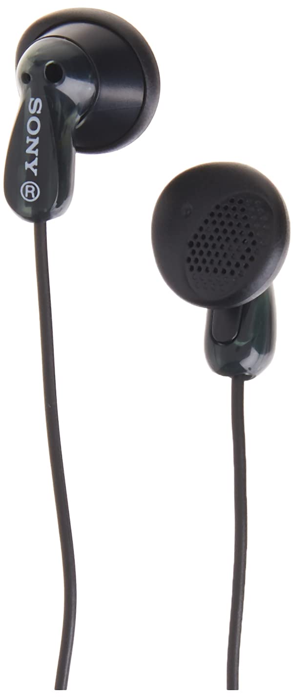 Sony MDRE9LP/BLK Ear Buds Black Standard Packaging