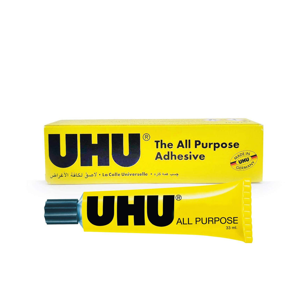 UHU All Purpose Adhesive Clear Glue 33ml Tube