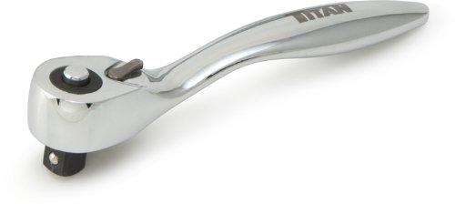 Titan 11204 1/4-Inch x 3-1/2-Inch 60 Tooth Offset Micro Ratchet Offset Ratchet