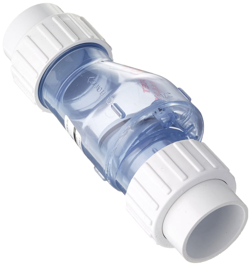 Zoeller 30-0041 50 psi PVC 2-Port Check Valve, 1-1/2" 2 x 2 x 2"