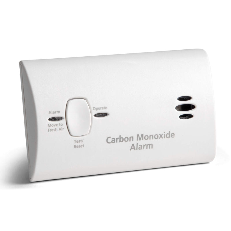 Kidde Carbon Monoxide Detector, Battery Powered with LED Lights, CO Alarm White