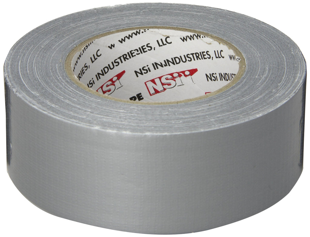 NSI - EWDT-8 General Purpose Cloth Duct Tape, 18lbs/inch Tensile Strength, 2" Width, 55 yds Length, 18mm Thick, Silver