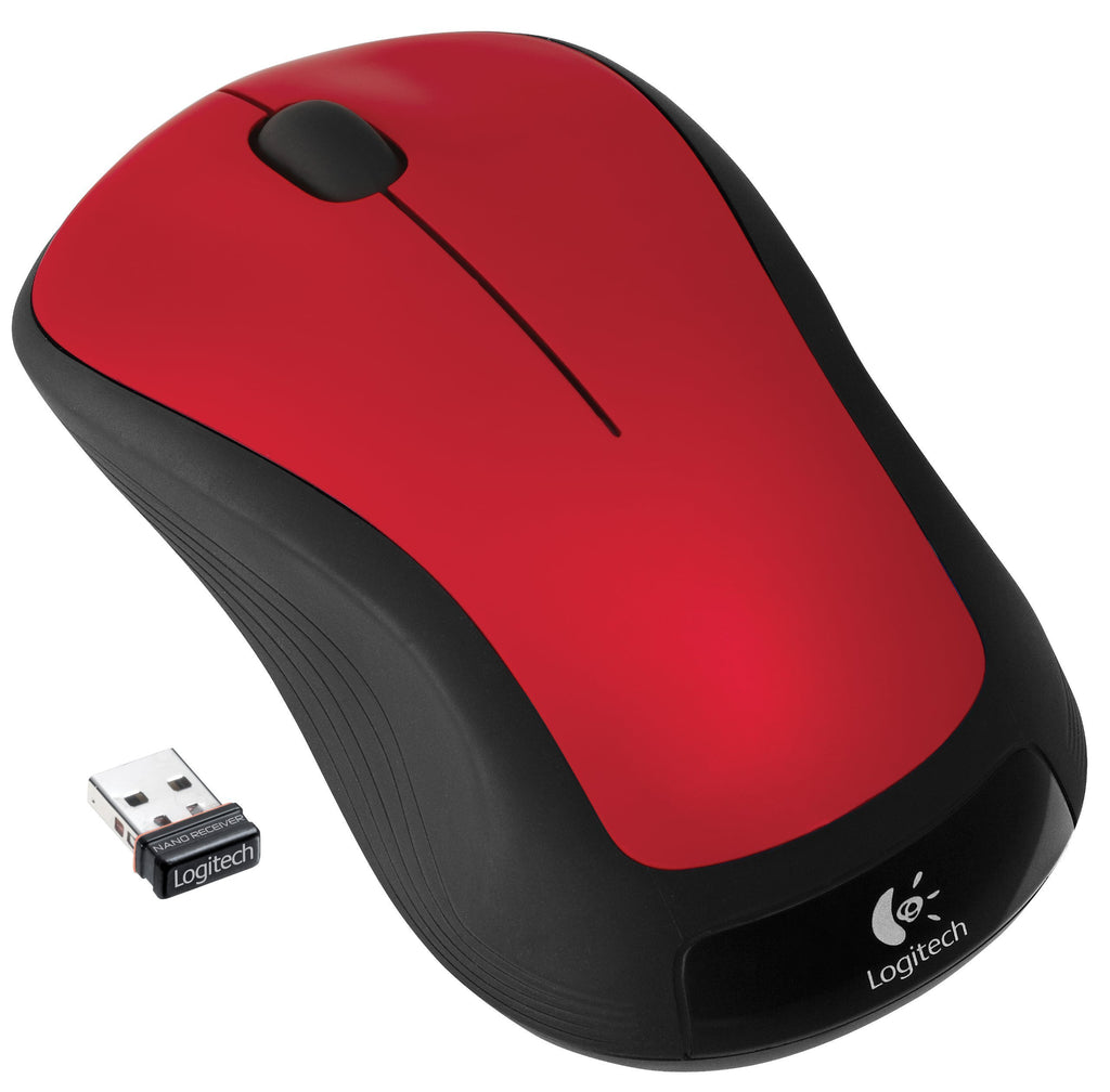 Logitech Wireless Mouse M310 (Flame Red) Standard Packaging