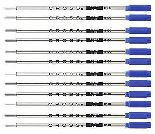 Cross Ballpoint Pen Refill 12-Pack Blue Broad