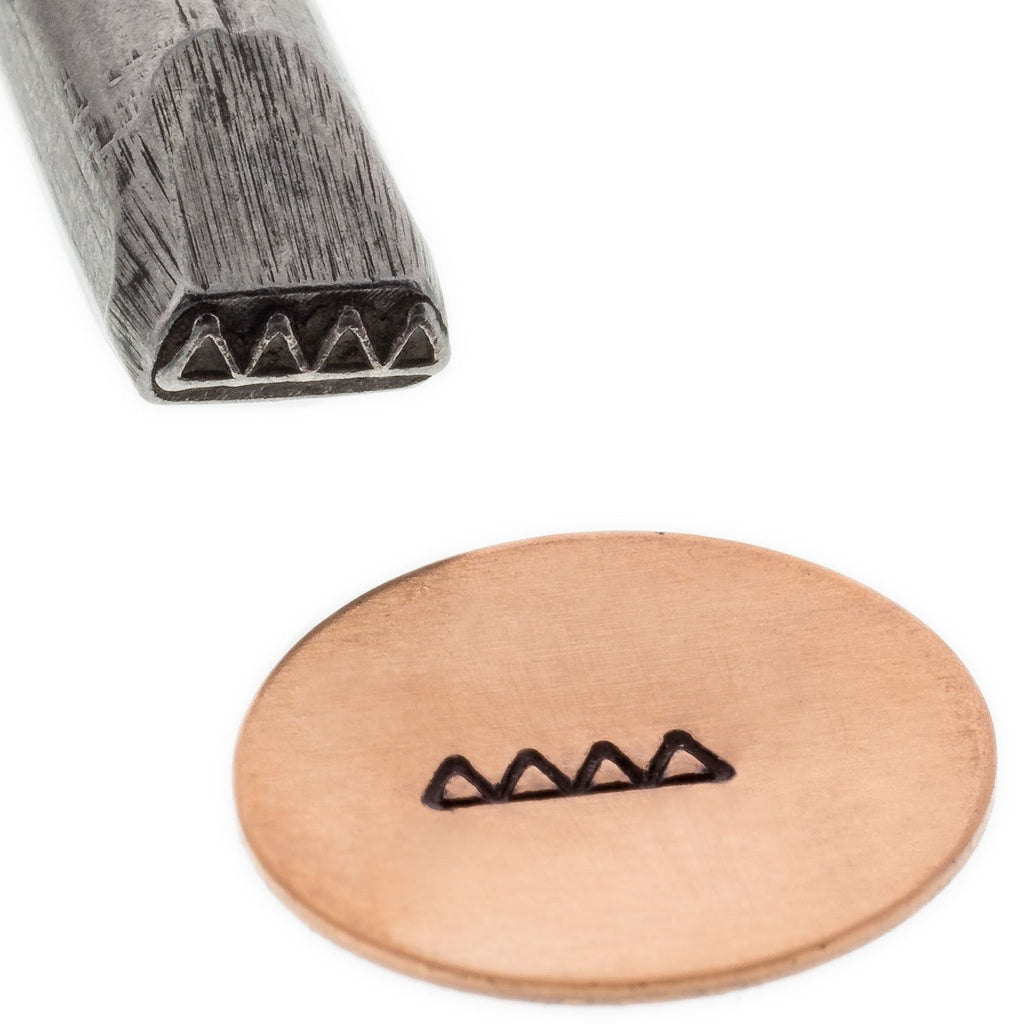 Design Stamp, Traditional, 4 Triangles | PUN-102.26