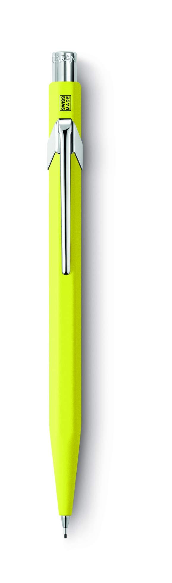 Caran D'ache 844: Mechanical-pencil Metal Fluo Yellow 0.7 mm (844.470)