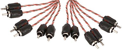 Stinger SI4617 17-Foot 4000 Series Professional 6 Channel RCA Interconnects Standard Packaging