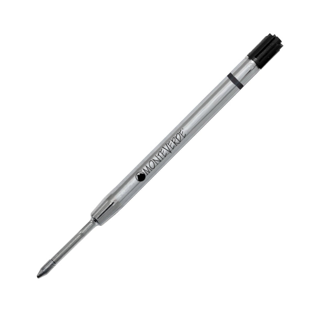 Monteverde Capless Ceramic Gel Refill to Fit Parker Ballpoint Pens, Broad Blue/Black (P443BB)