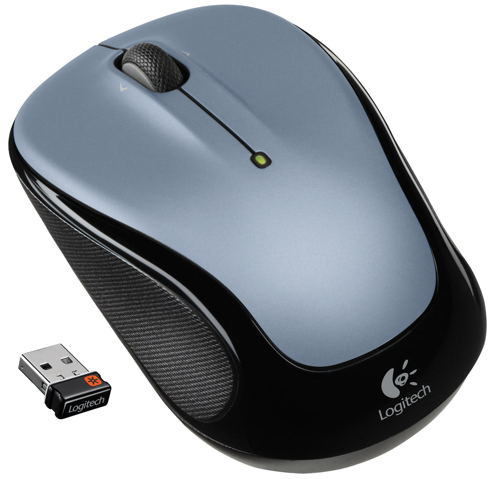 Logitech Wireless Mouse M325 with Designed-For-Web Scrolling - Light Silver Dark silver