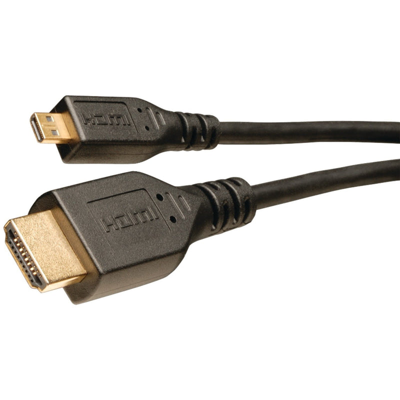 Tripp Lite HDMI to Micro HDMI Cable with Ethernet, Digital Video with Audio Adapter (M/M) 6-ft. (P570-006-MICRO),Black
