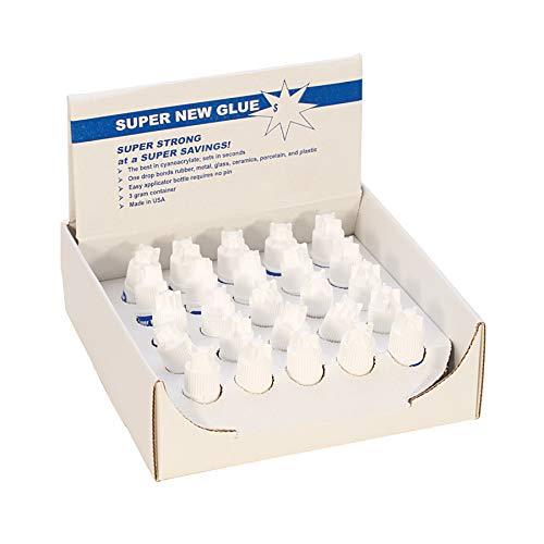 Super New Glue, Display Pack, 25 Bottles | GLU-100.01 25 Pack