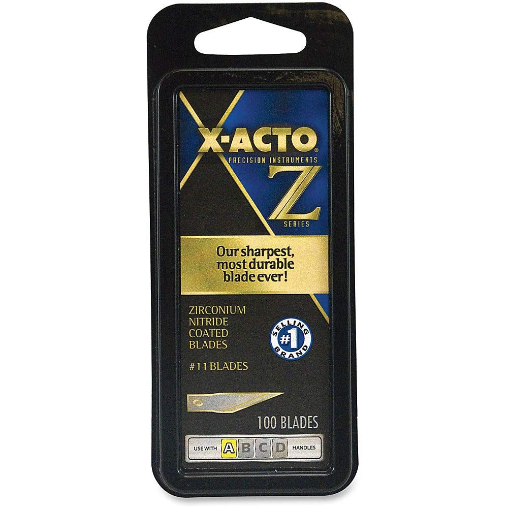 X-Acto Z Replacement Blade, 100, Gold Count