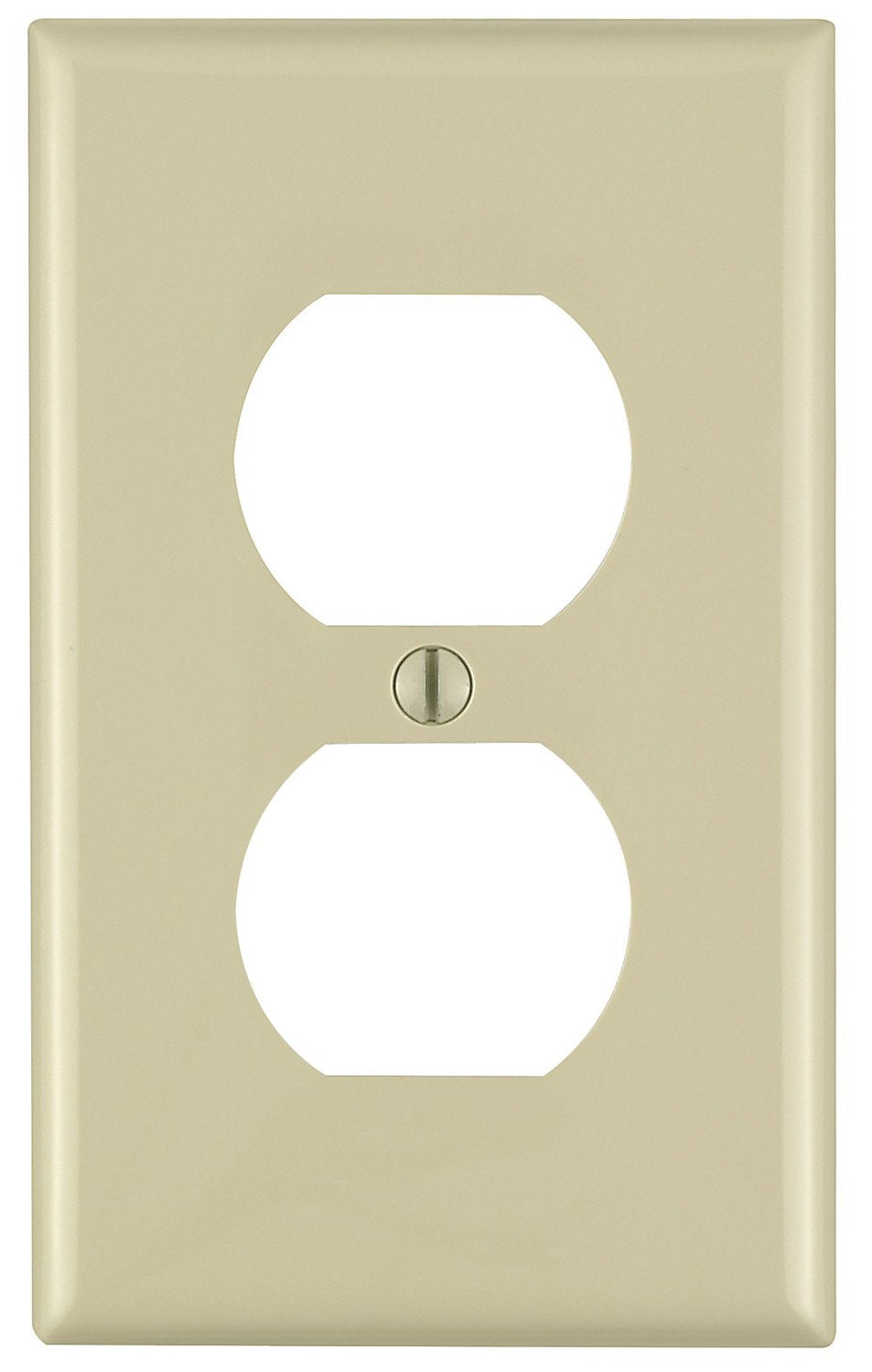 Leviton 021-80703-00I Single Gang Ivory Single Duplex Wallplate