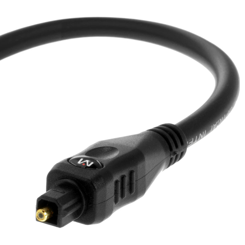 Mediabridge Toslink Cable (15 Feet) - Optical Digital Audio Cable 15 Feet