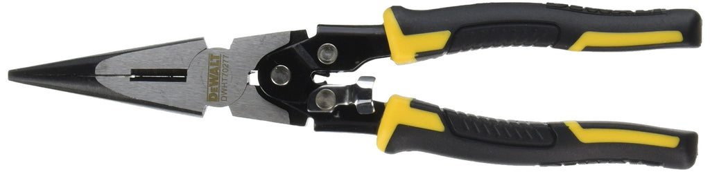 DEWALT DWHT70277 Compound Action Long Nose Pliers 4-1/2 Inch , Black