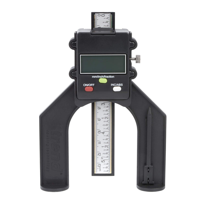 Trend GAUGE/D60 Digital Depth Gauge with 60mm Jaw Opening for Setting Rebates and Grooves
