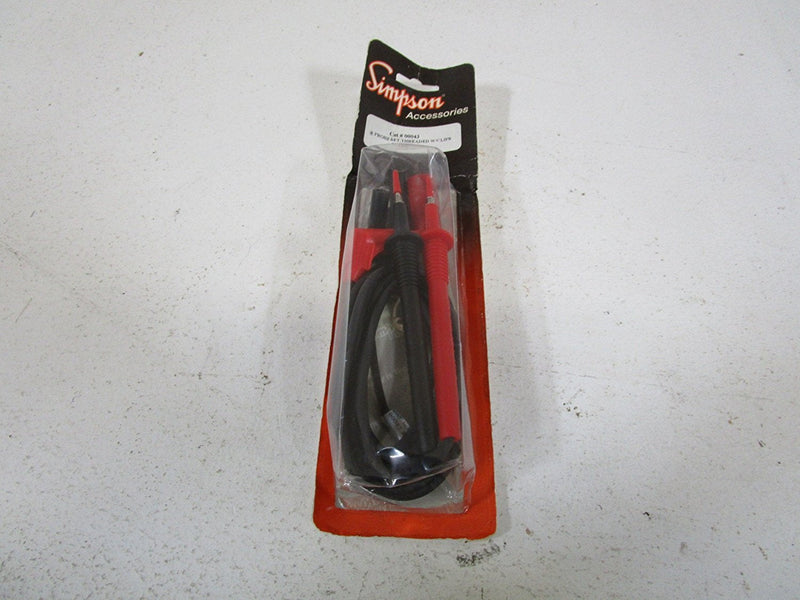 Test Lead, Black/Red, PR